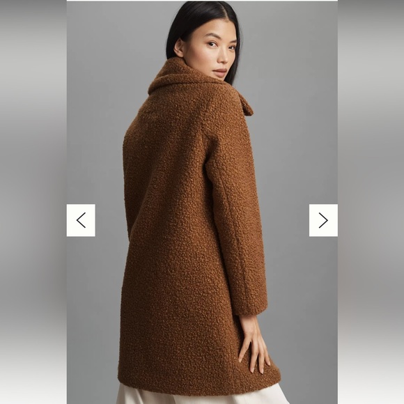 NVLT Flat Bouclé Double-Breasted Overcoat - Picture 3 of 4